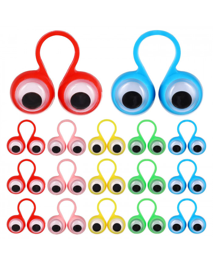 50 Pcs Doigt Jouet Éducatif Intelligent Doigt Jouet Grands Yeux Doigt Bague Marionnettes Drôle Doigt Jeu Jouet [...]