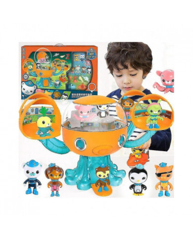 2024 Nouveau 8Pcs Octonauts Octopod Château Jouets Ensemble Action Figure Poupées Aventure Plsyset Barnacles Peso [...]