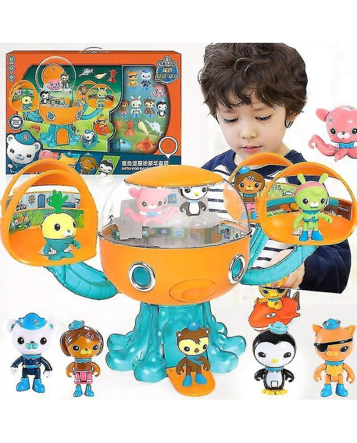 2024 Nouveau 8Pcs Octonauts Octopod Château Jouets Ensemble Action Figure Poupées Aventure Plsyset Barnacles Peso [...]