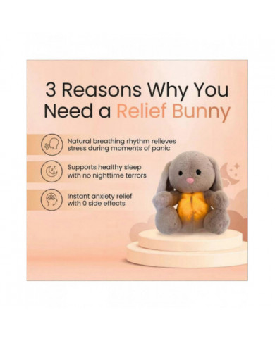 Bébé Respiration Lapin Bébé Lapin Apaisant Poupée En Peluche Jouet Bébé Enfants Apaisant Musique Compagnon De Sommeil