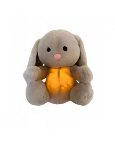 Bébé Respiration Lapin Bébé Lapin Apaisant Poupée En Peluche Jouet Bébé Enfants Apaisant Musique Compagnon De Sommeil