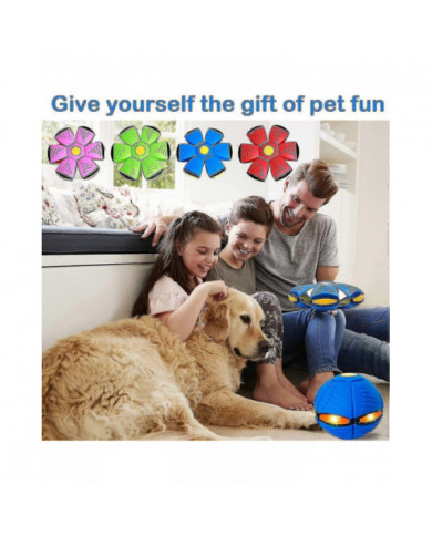 2023 Nouveau jouet pour animaux de compagnie Boule de soucoupe volante, Jouet de chien de balle de soucoupe [...]