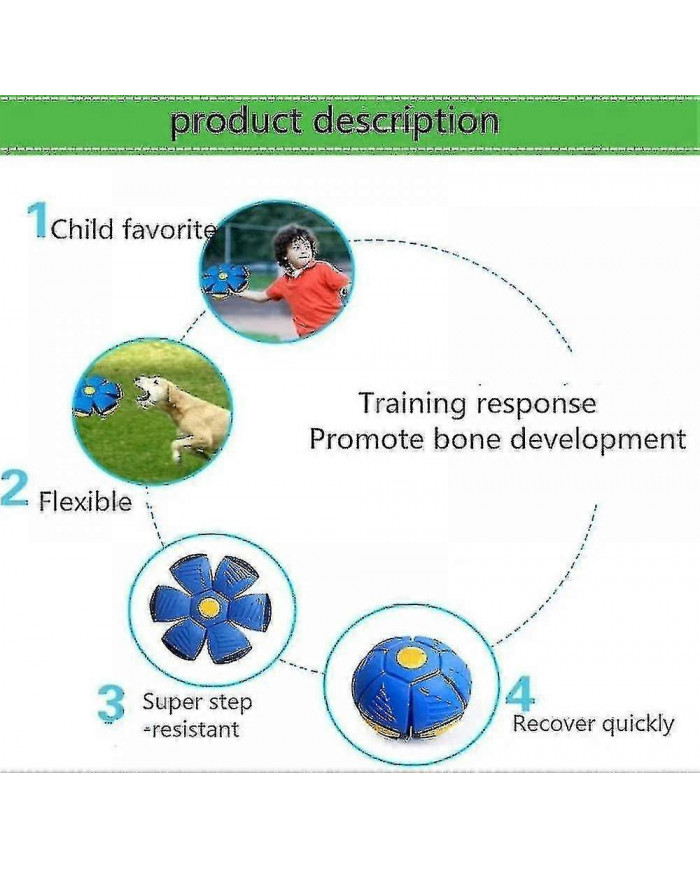 2023 Nouveau jouet pour animaux de compagnie Boule de soucoupe volante, Jouet de chien de balle de soucoupe [...]