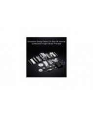 Kit d’assemblage de modèle de moteur à combustion interne V8 RC Moteur de simulation complet adapté à la voiture [...]