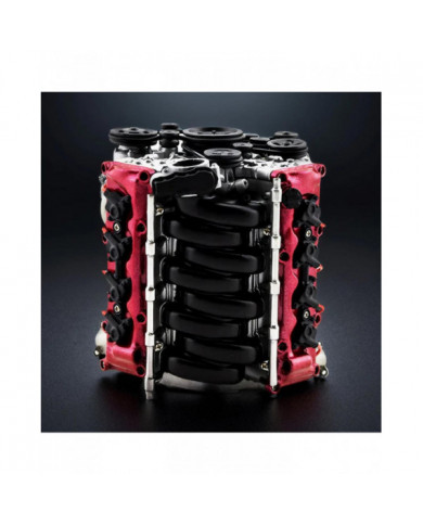 Kit d’assemblage de modèle de moteur à combustion interne V8 RC Moteur de simulation complet adapté à la voiture [...]