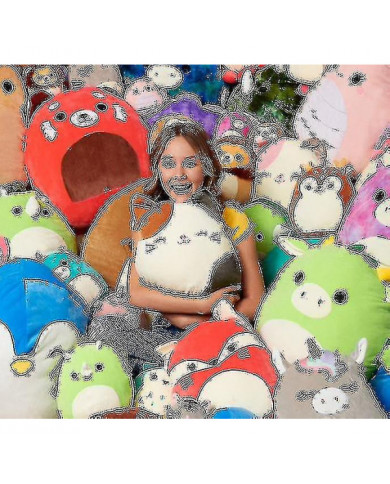 20cm Orange Dinosaur - Amideus, The Stuffed Animal Plush Toy