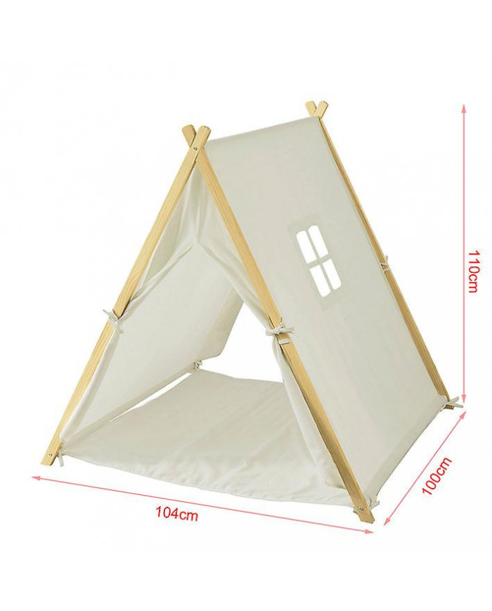 SoBuy OSS02-W,Enfants enfants jouent à la maison de jeu de tente avec le tapis de plancher