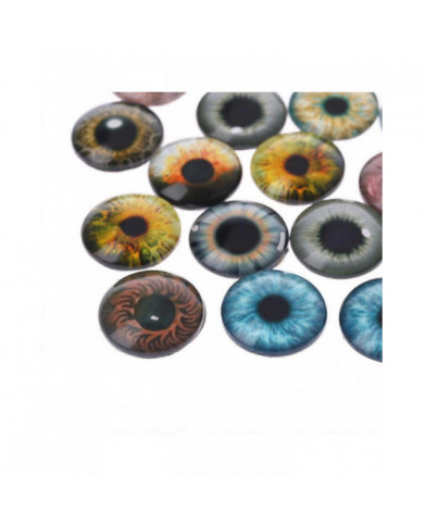 20Pcs Glass Doll Eyes Animal DIY Crafts Eyeballs For Dinosaur Eye Accessories Jewelry Making Handmade 8mm/12mm/18mm