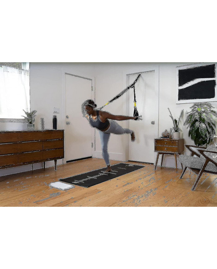 Entraîneur de suspension tout-en-un Trx 2024 - Système de gym à domicile pour l’amateur de gym chevronné, comprend [...]