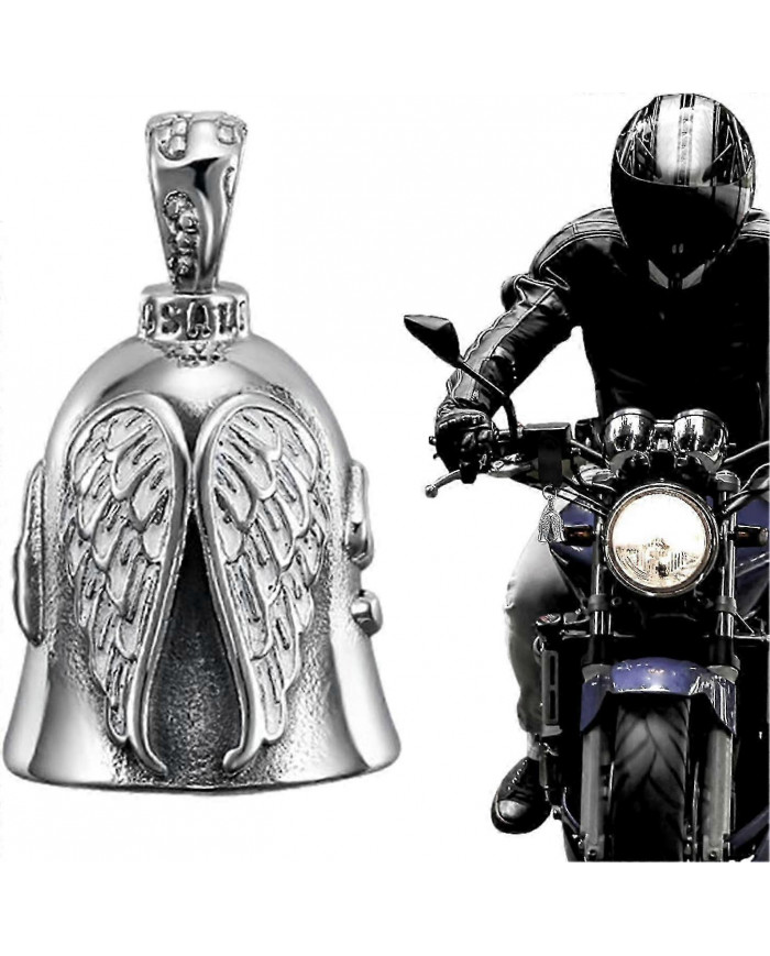 Motorcycle Bell, Biker Riding Bell, Good Luck Bell For Motorcycle,3D Angel Riding Bell, Lu