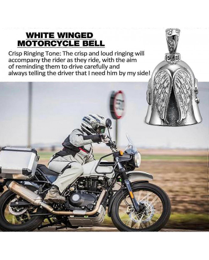 Motorcycle Bell, Biker Riding Bell, Good Luck Bell For Motorcycle,3D Angel Riding Bell, Lu