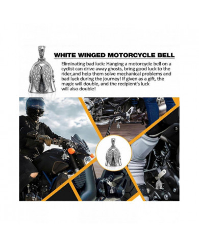 Motorcycle Bell, Biker Riding Bell, Good Luck Bell For Motorcycle,3D Angel Riding Bell, Lu