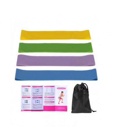 Pack de 4 Bandes de Boucle De Résistance D’exercice Latex Gym Fitness Boucles De Musculation Bandes Bandes [...]