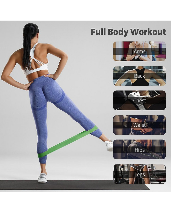 Pack de 4 Bandes de Boucle De Résistance D’exercice Latex Gym Fitness Boucles De Musculation Bandes Bandes [...]