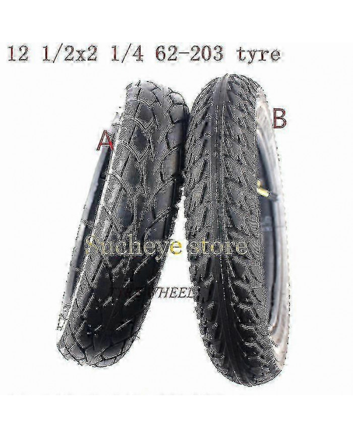 12 1/2x2 1/4 Pneu de roue 12 pouces 12 1/2 X 2 1/4 62-203 Pneu Chambre à air Convient à de nombreux scooters [...]