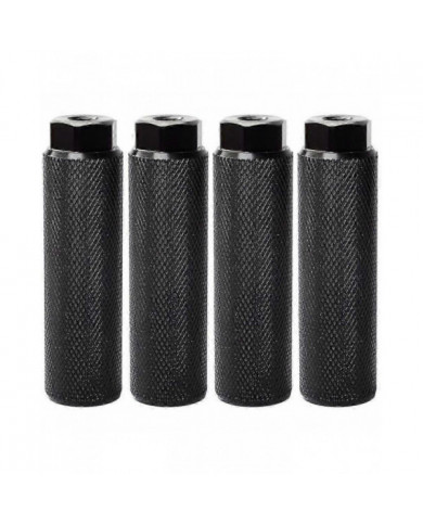 4pcs Bike Pegs, alliage d’aluminium Anti-dérapant Plomb Pied Vélo Pédales Bmx Pegs pour vélo Cyclisme Arrière Stu