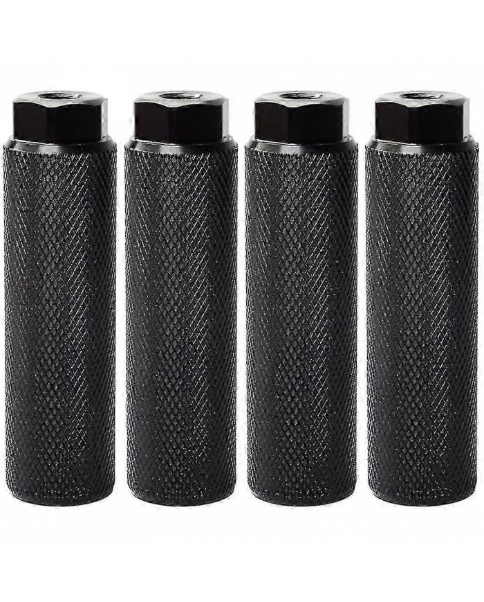 4pcs Bike Pegs, alliage d’aluminium Anti-dérapant Plomb Pied Vélo Pédales Bmx Pegs pour vélo Cyclisme Arrière Stu