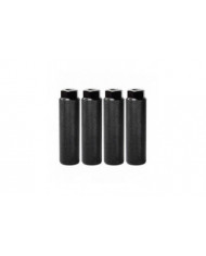 4pcs Bike Pegs, alliage d’aluminium Anti-dérapant Plomb Pied Vélo Pédales Bmx Pegs pour vélo Cyclisme Arrière Stu