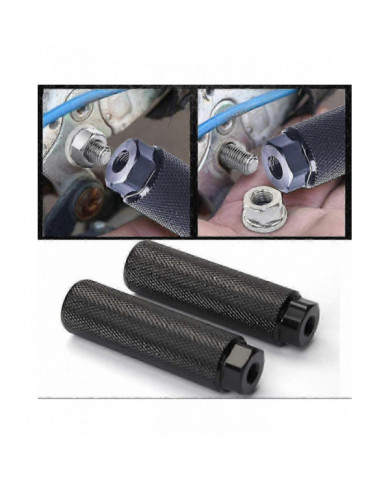 4pcs Bike Pegs, alliage d’aluminium Anti-dérapant Plomb Pied Vélo Pédales Bmx Pegs pour vélo Cyclisme Arrière Stu