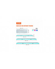 Tapis d’air de gymnastique, tapis gonflable de tumbling de gymnastique de 4 pouces d’épaisseur, piste de culbutage [...]