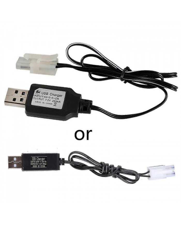 Chargeur pour 7.2v Ni-cd Ni-mh Entrée de batterie Ac 110v-240v Sortie 7.2v 250ma Avec Tamiya Ket-2p Plug Pour [...]