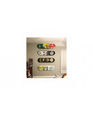 Clips muraux horizontaux pour snowboard, support mural pour snowboard, rangement pour support de snowboard, [...]