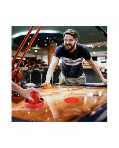 Air Field Hockey Set Hockey Table Accessories Hitter Set 4 Pushers, 8 Balls