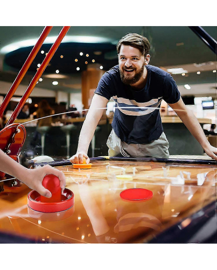 Air Field Hockey Set Hockey Table Accessories Hitter Set 4 Pushers, 8 Balls