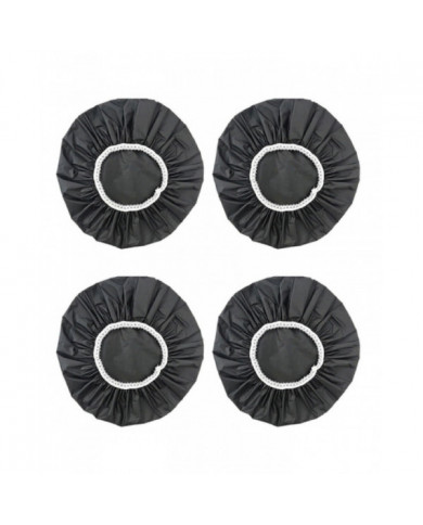 4Pcs Ménage Imperméable Bonnets de Douche, Bonnet de Natation, Ensemble De Cheveux De Bonnets De Douche Élastiques [...]
