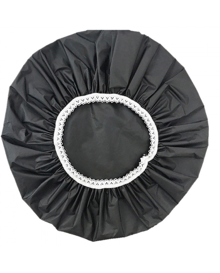 4Pcs Ménage Imperméable Bonnets de Douche, Bonnet de Natation, Ensemble De Cheveux De Bonnets De Douche Élastiques [...]