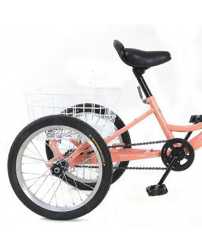 Tricycle pour enfants à vitesse unique de 16 pouces avec grand panier