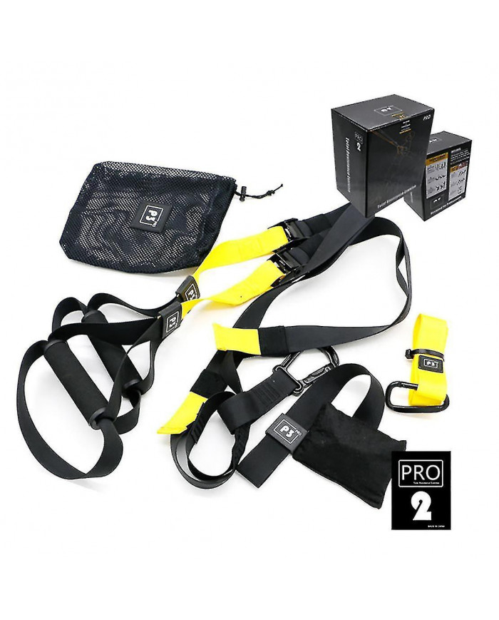 Pro Suspension Trainer Straps Home Gym Fitness Resistance Bands For Trx Training