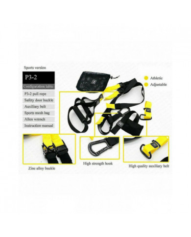 Pro Suspension Trainer Straps Home Gym Fitness Resistance Bands For Trx Training