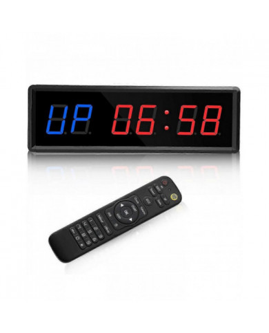 Training Gym Interval Timer Count Down/up Clock,led Gym Timer Stopwatch With Remote For Home Gym Fi
