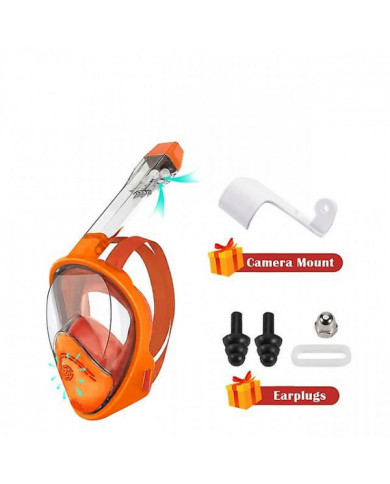 Plongée sous-marine Full Face Diving Mask Anti Fog Scuba Swim Masks Safe Anti Leak Double respiration Separation [...]