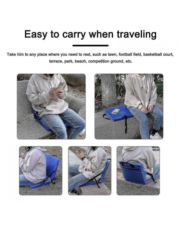 Siège de stade pour gradins avec support de dos et large chaise de stade rembourrée