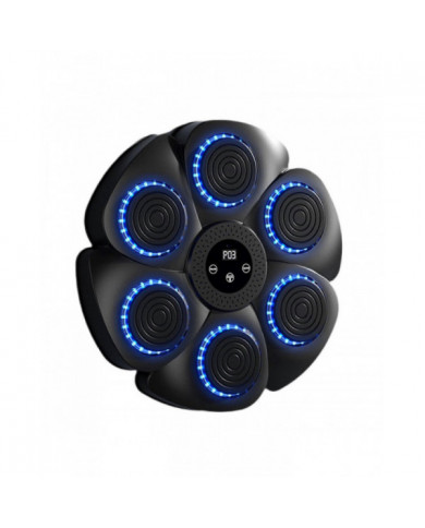 Music Boxing Machine Boxing Target Mat Fitness Electronic Boxing Wall Target Black No Gloves