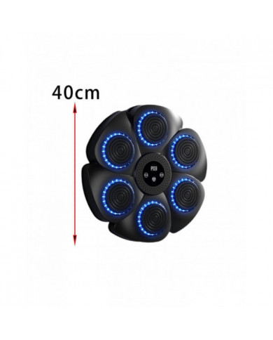 Music Boxing Machine Boxing Target Mat Fitness Electronic Boxing Wall Target Black No Gloves