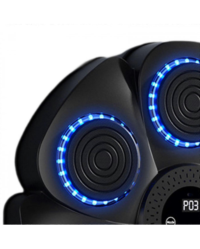 Music Boxing Machine Boxing Target Mat Fitness Electronic Boxing Wall Target Black No Gloves