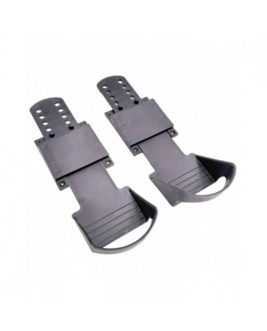 2pcs Pédales de machine à ramer Pédales de machine elliptique pour l’exercice à domicile