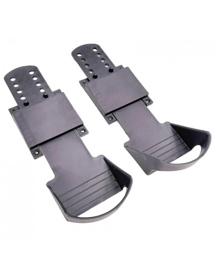 2pcs Pédales de machine à ramer Pédales de machine elliptique pour l’exercice à domicile