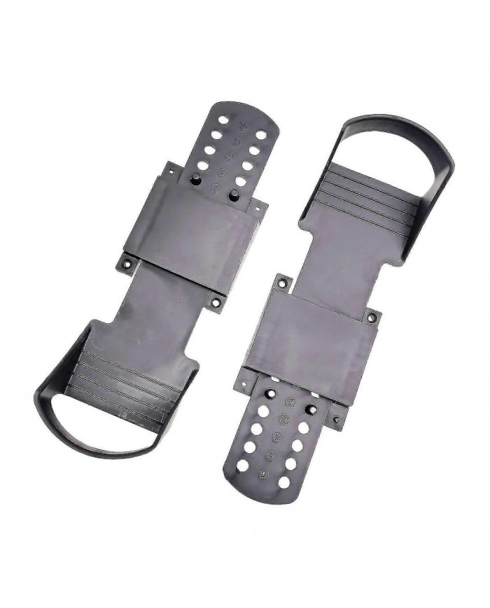 2pcs Pédales de machine à ramer Pédales de machine elliptique pour l’exercice à domicile