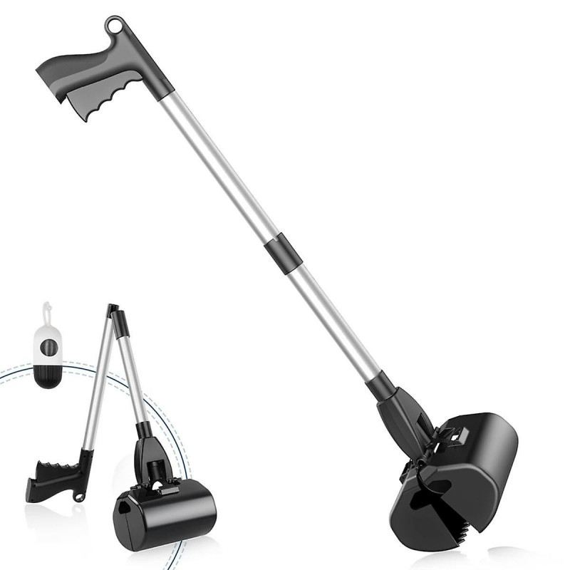 Caca pour grand moyen petit 32 pouces Extra Long chien caca poignée incassable Pooper Scoopers