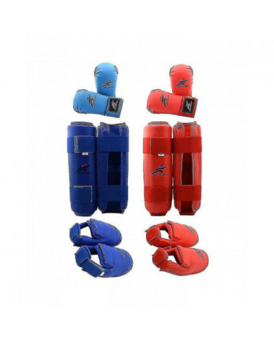 Taekwondo Karaté Boxe Jambe Main Protecteur de Pied Set Sparring Gear Shin Guard Bands Gants Sports Mma Enfants [...]