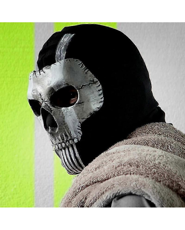 Masque fantôme V2 - Operador Mw2 Airsoft Cod Cosplay Airsoft Tactique Crâne Masque Complet -CLJR