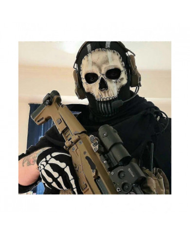 Masque fantôme V2 - Operador Mw2 Airsoft Cod Cosplay Airsoft Tactique Crâne Masque Complet -CLJR