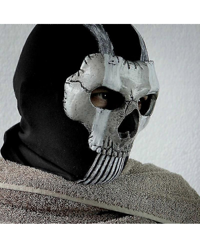 Masque fantôme V2 - Operador Mw2 Airsoft Cod Cosplay Airsoft Tactique Crâne Masque Complet -CLJR