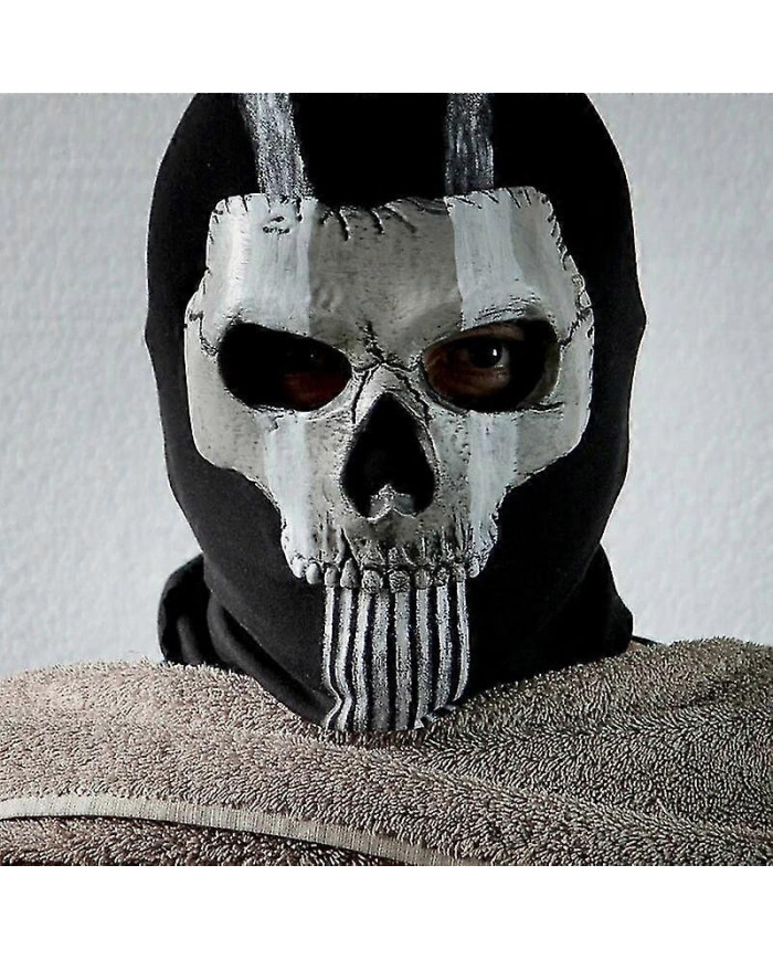 Masque fantôme V2 - Operador Mw2 Airsoft Cod Cosplay Airsoft Tactique Crâne Masque Complet -CLJR