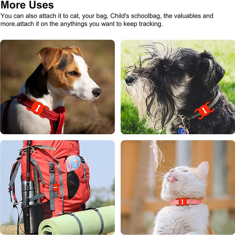 2pcs Airtag Dog Collar Holder, Elastic Silicone Air Tag Holder For Dogs And Cats, Light And Durable Apple Airtag [...]