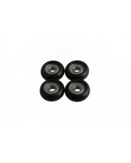 4 Ensembles Black Bearing Steel Guide Pulley Wheel Ball Bearing 8x32x12mm